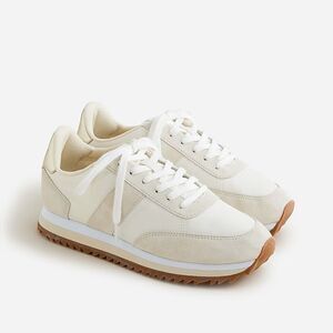 J Crew trainers in metallic